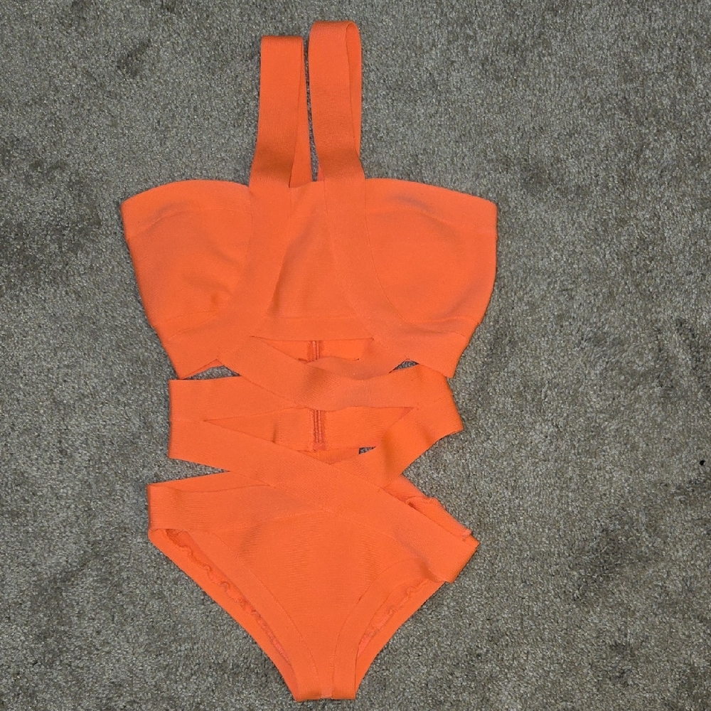 Ju-Ju-Be Orange One Piece Swimsuit Classic Cut
